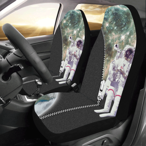 ZIPPER - Astronaut Home Sweet Home Car Seat Covers (Set of 2)