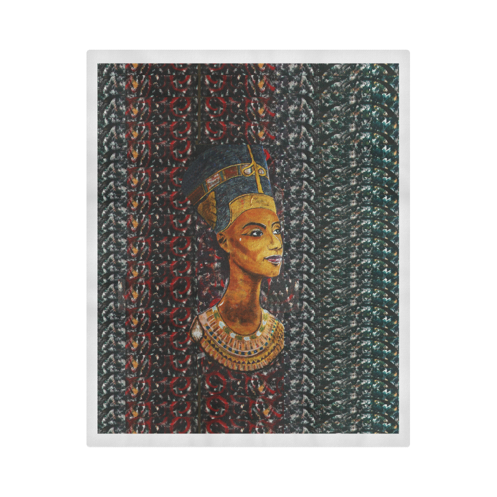 Nefertiti Duvet Cover 86"x70" ( All-over-print)