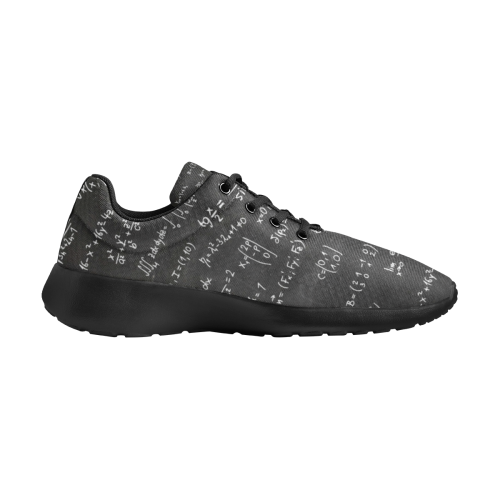 Mathematics Formulas Equations Numbers Women's Athletic Shoes (Model 0200)