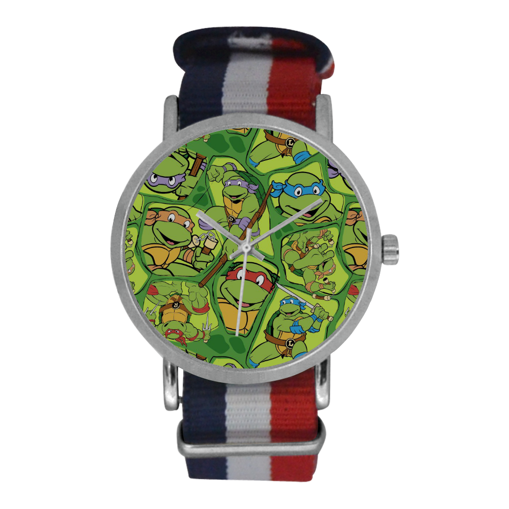 Teenage Mutant Ninja Turtles Green Watch with Rubber Wristband