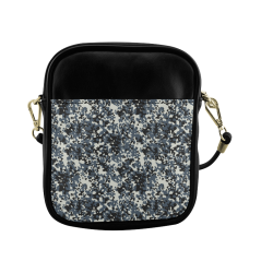 Urban City Black/Gray Digital Camouflage Sling Bag (Model 1627)
