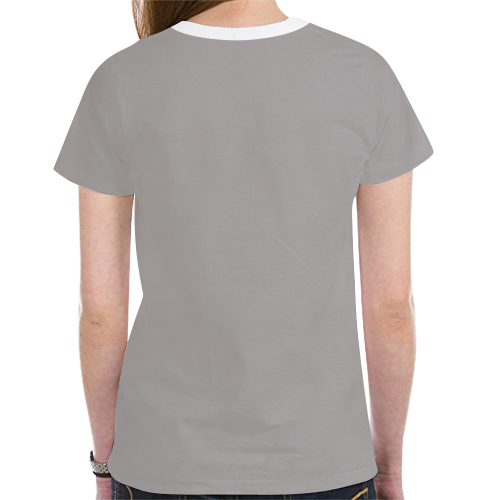 Ash New All Over Print T-shirt for Women (Model T45)