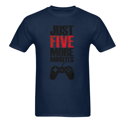 five more minutes Men's T-Shirt in USA Size (Two Sides Printing)
