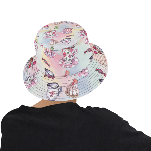 Coffee and sweeets All Over Print Bucket Hat for Men