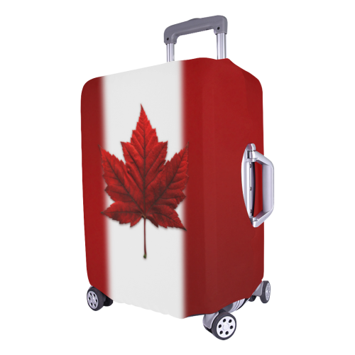 Canada Flag Luggage Luggage Cover/Large 26"-28"
