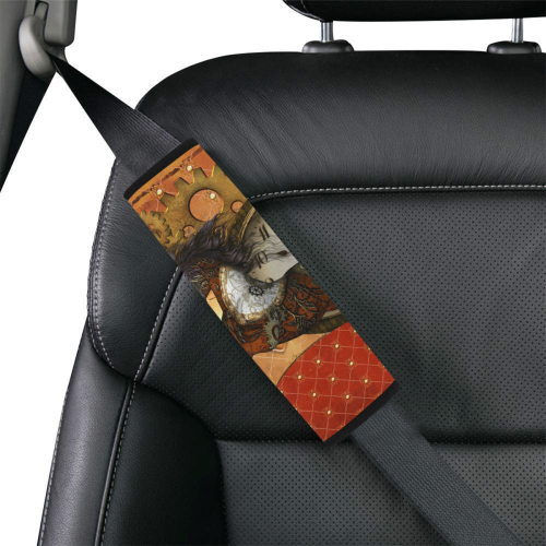 Steampunk, awesome steampunk horse Car Seat Belt Cover 7''x8.5''