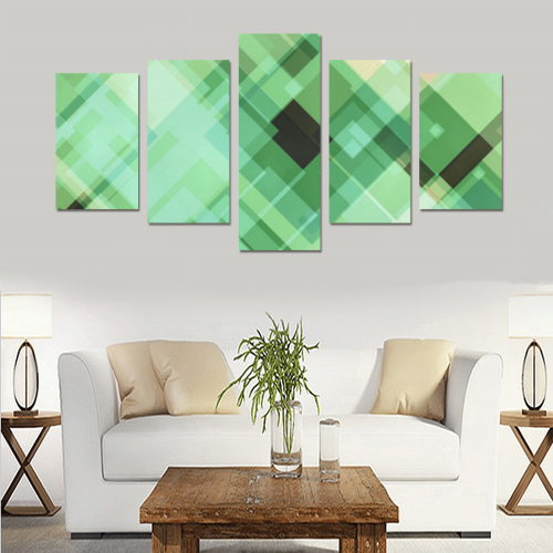 Geo abstract 3 Canvas Print Sets C (No Frame)