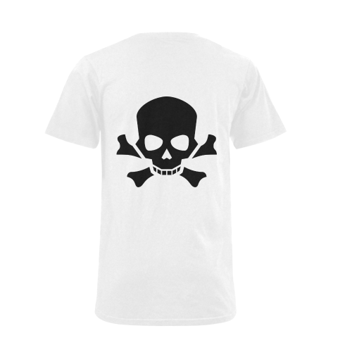 bones-1294357_1280 Men's V-Neck T-shirt (USA Size) (Model T10)