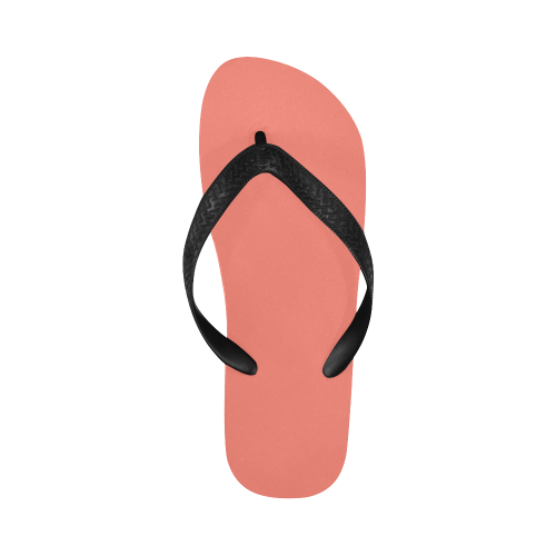 color salmon Flip Flops for Men/Women (Model 040)