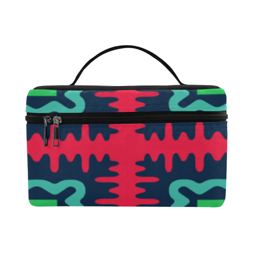 Waves in retro colors Cosmetic Bag/Large (Model 1658)
