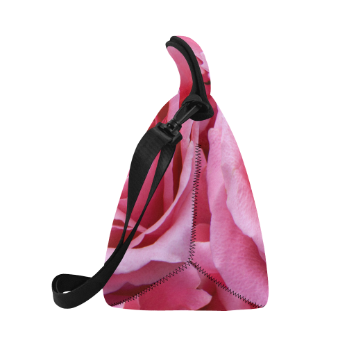 Roses pink Neoprene Lunch Bag/Large (Model 1669)