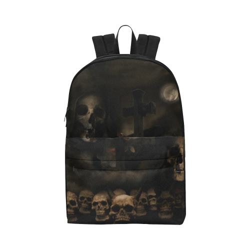 Gothic Skulls at Cemetery Unisex Classic Backpack (Model 1673)