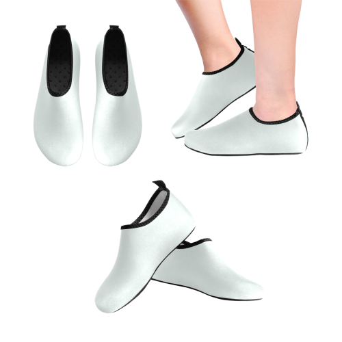 color mint cream Men's Slip-On Water Shoes (Model 056)