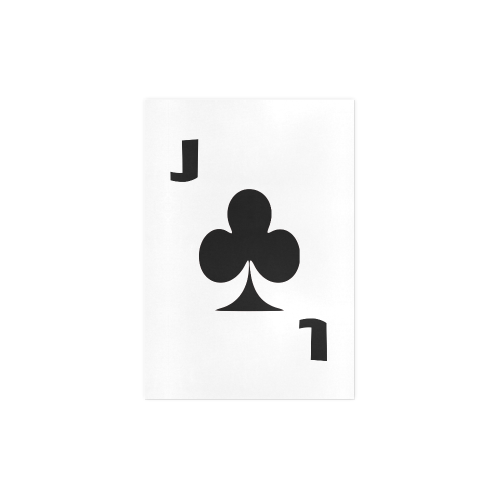 Playing Card Jack of Clubs Art Print 7‘’x10‘’
