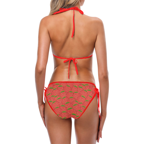 Strawberry Patch Custom Bikini Swimsuit (Model S01)