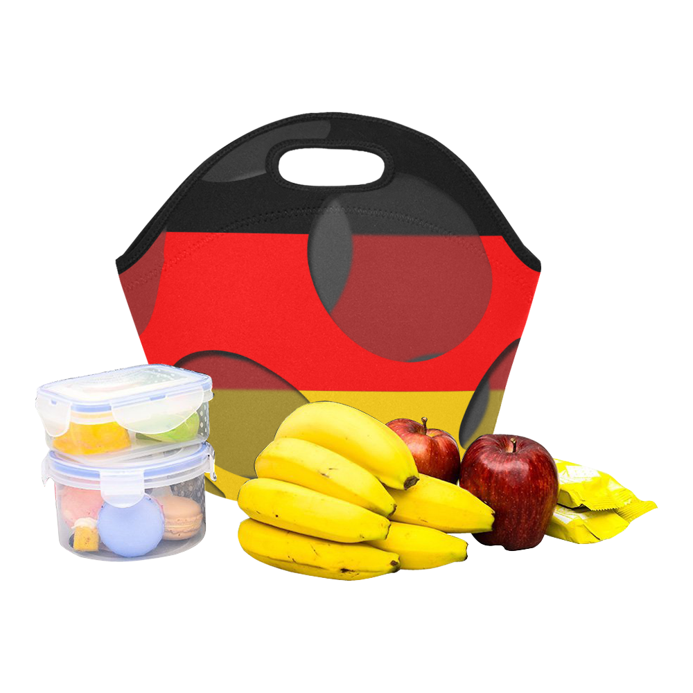 The Flag of Germany Neoprene Lunch Bag/Small (Model 1669)