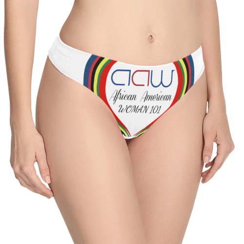 AAW101 WMThong Women's All Over Print Thongs (Model L30)