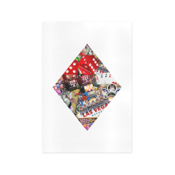 Diamond Playing Card Shape - Las Vegas Icons Art Print 13‘’x19‘’