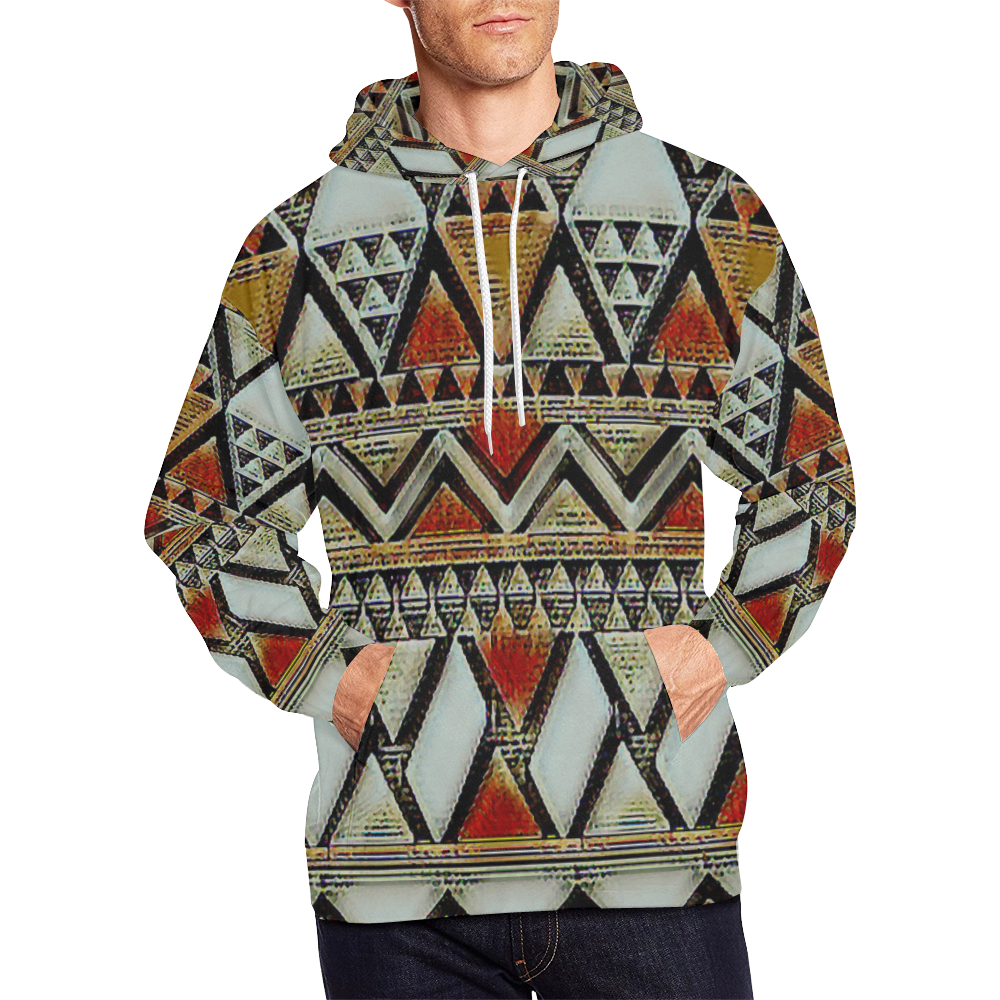 Print All Over Print Hoodie for Men (USA Size) (Model H13)