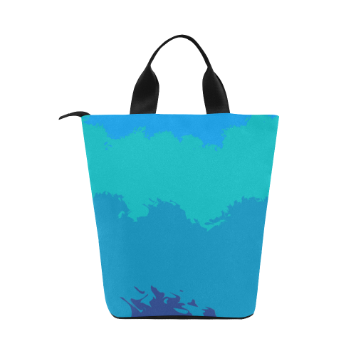 Ocean Deep Nylon Lunch Tote Bag (Model 1670)