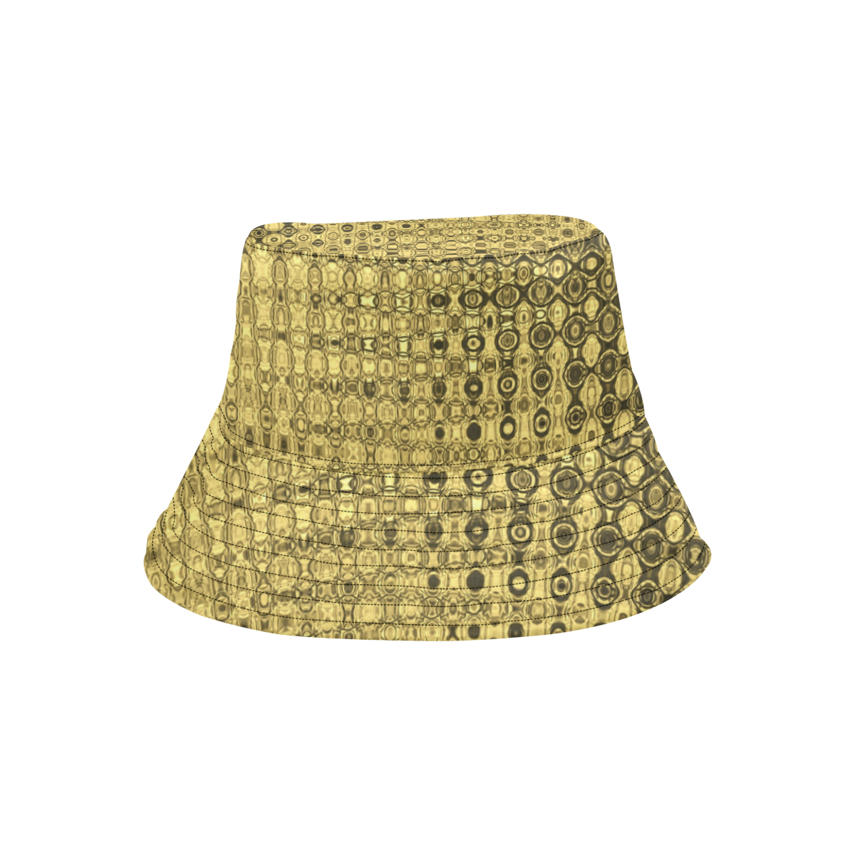 GOLD TEXTURE BAROCK LADYLIKE II All Over Print Bucket Hat