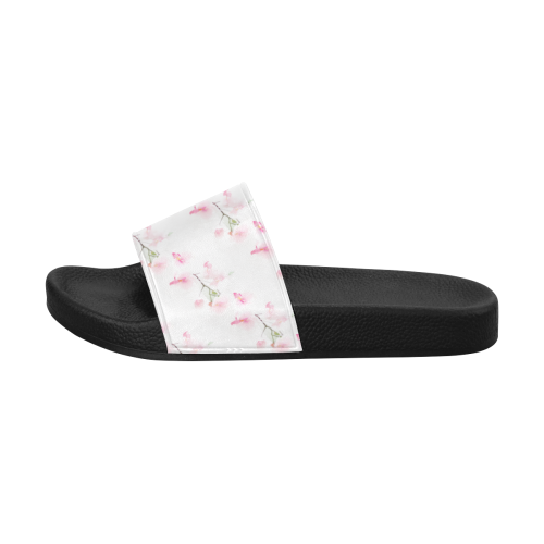 Pattern Orchidées Women's Slide Sandals (Model 057)