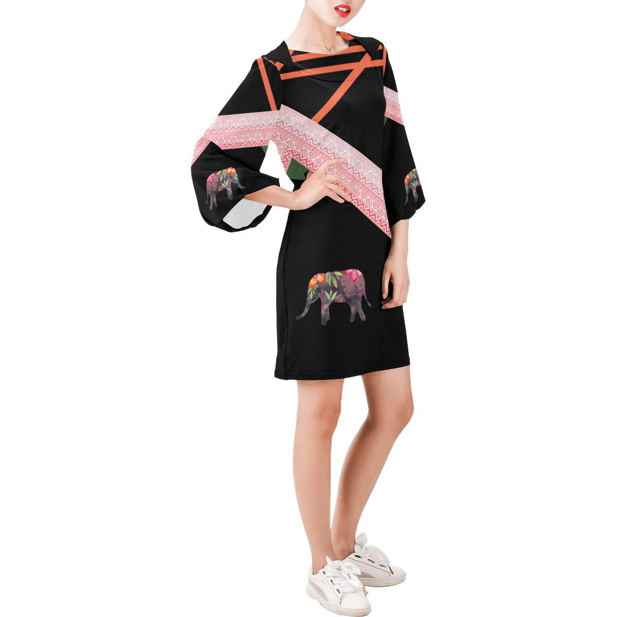 Amana by Vaatekaappi Bell Sleeve Dress (Model D52)
