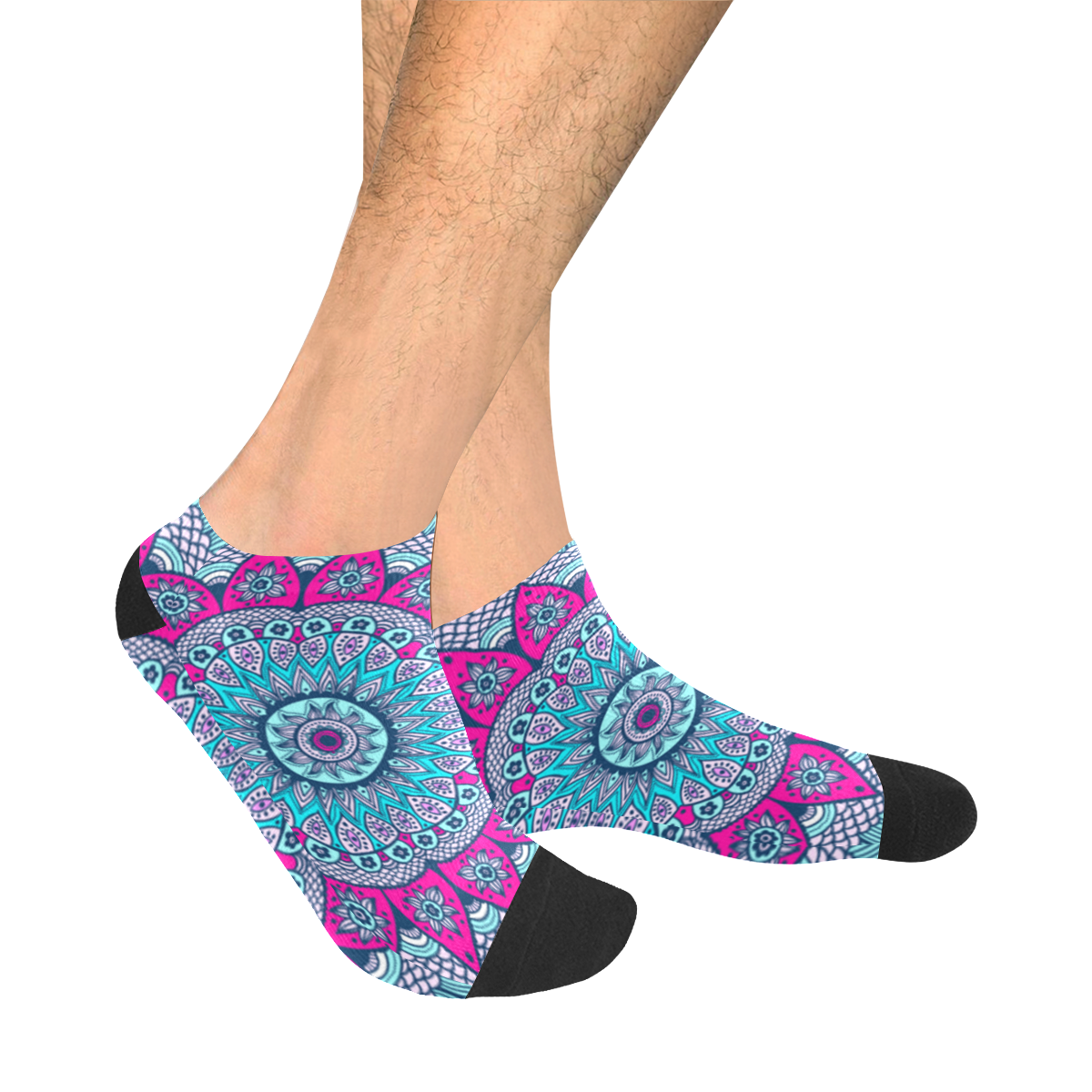 MANDALA THE UNIVERSE Men's Ankle Socks