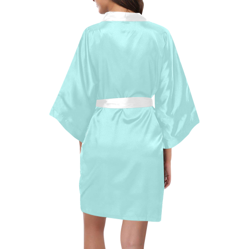 color pale turquoise Kimono Robe