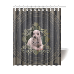 Cute dalmatian Shower Curtain 60"x72"