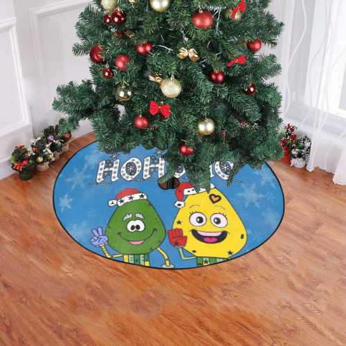 hohoho by Nico Bielow Christmas Tree Skirt 47" x 47"