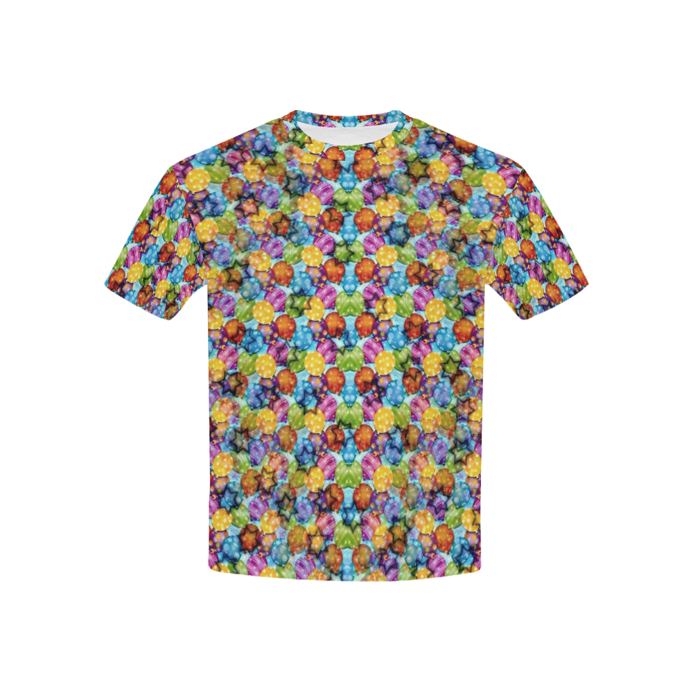 Ballon Pattern by K.Merske Kids' All Over Print T-shirt (USA Size) (Model T40)