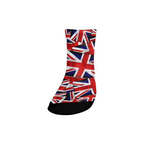Union Jack British UK Flag Quarter Socks