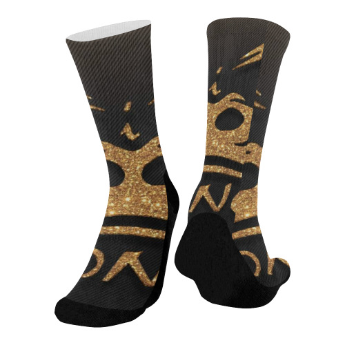 KINKONG GOLDENHEAD Mid-Calf Socks (Black Sole)