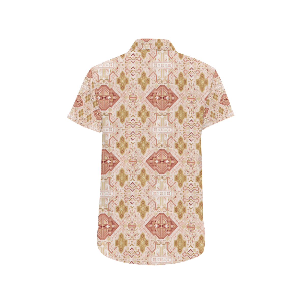 Elegant Graphic Pattern Men's All Over Print Short Sleeve Shirt/Large Size (Model T53)