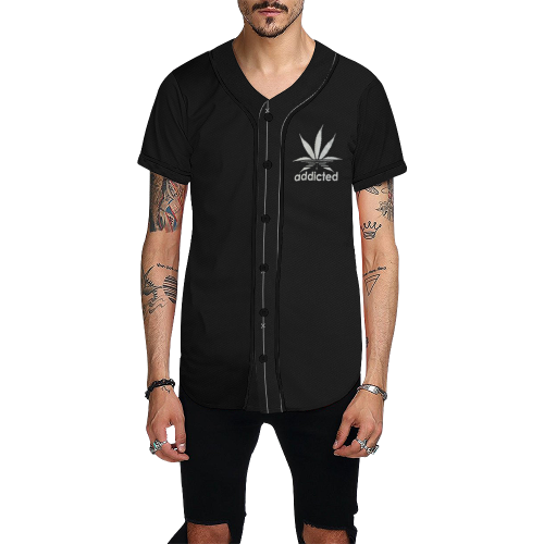 Addicted Jersey All Over Print Baseball Jersey for Men (Model T50)