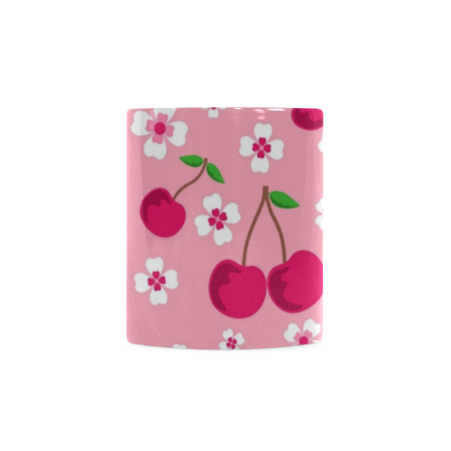 Pink Cherries White Mug(11OZ)