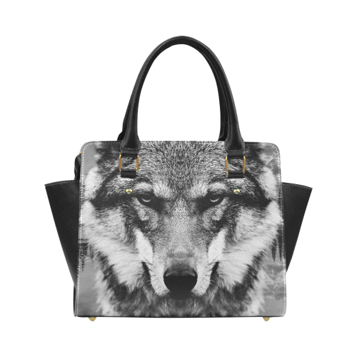 Wolf Animal Nature Classic Shoulder Handbag (Model 1653)