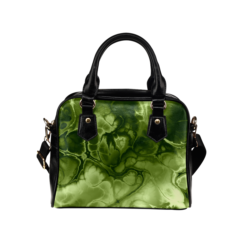 Alien Green Shoulder Handbag, Shoulder Handbag (Model 1634)