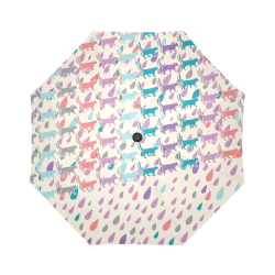 Raining Cats Auto-Foldable Umbrella (Model U04)