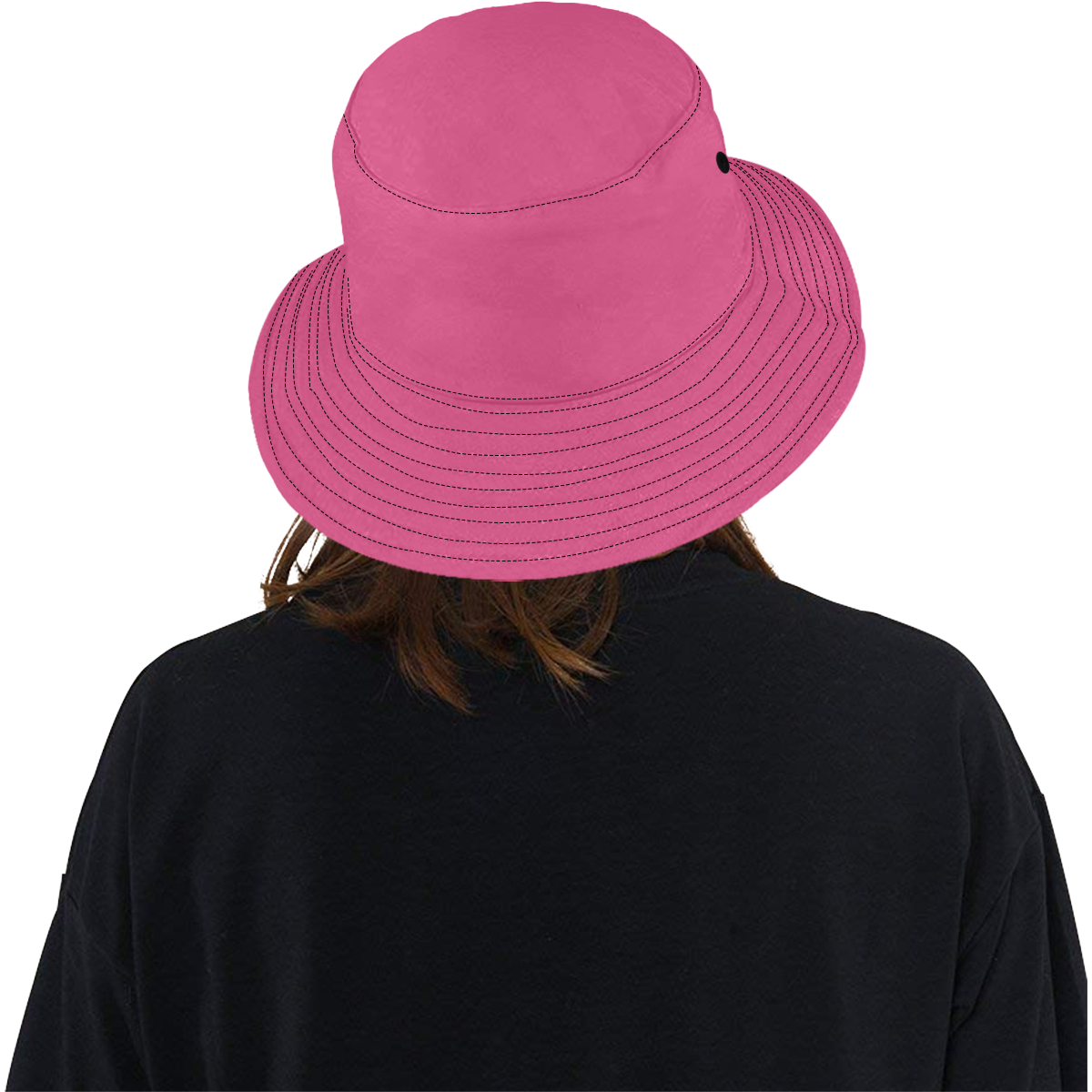 Precious Hydrangea Pink Solid Color All Over Print Bucket Hat
