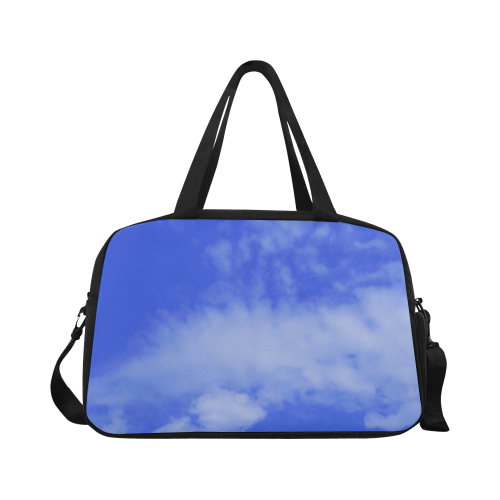 Blue Clouds Fitness Handbag (Model 1671)
