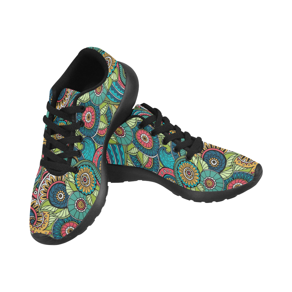 Mandala Pattern Women’s Running Shoes (Model 020)