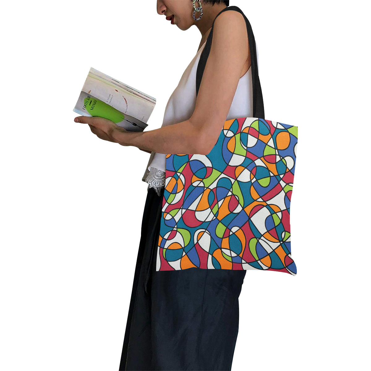 Inspiration All Over Print Canvas Tote Bag/Small (Model 1697)