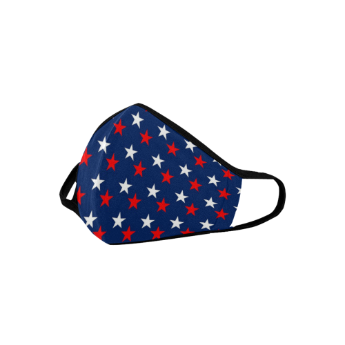 STARS RED AND WHITE Mouth Mask
