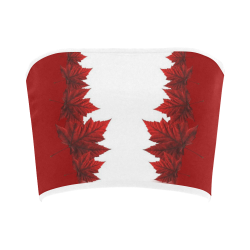 Canada Maple Leaf Tube Tops Bandeau Top