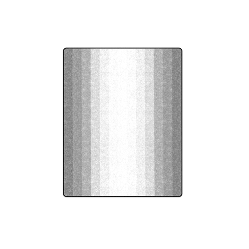 Black, grey, white multicolored stripes Blanket 40"x50"