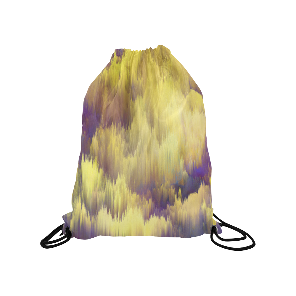 glitch art #colors Medium Drawstring Bag Model 1604 (Twin Sides) 13.8"(W) * 18.1"(H)