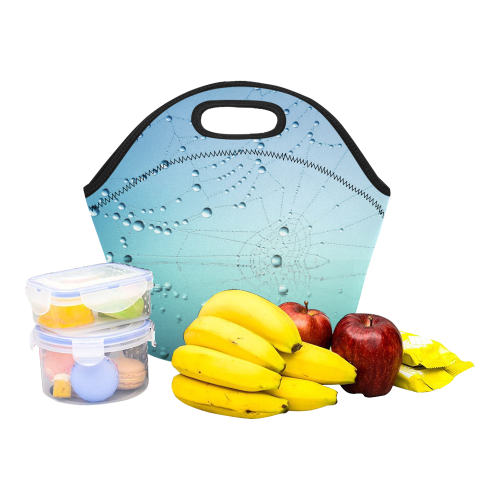 Color Spray Neoprene Lunch Bag/Small (Model 1669)