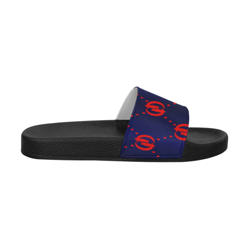 OG LOGO BLU RED Men's Slide Sandals (Model 057)